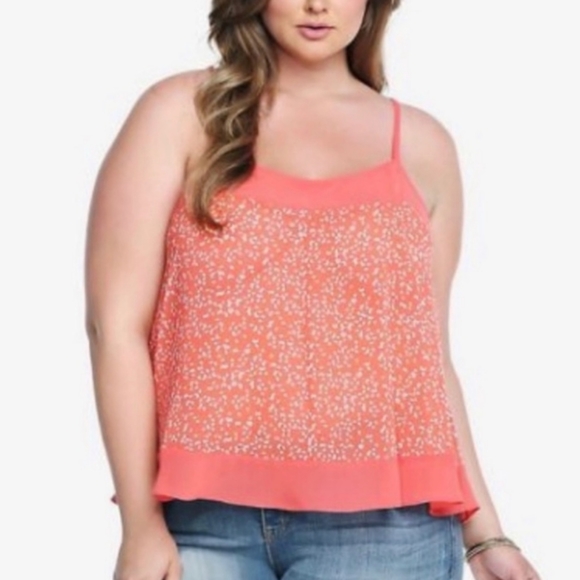 DONATING 1/20/25 Torrid Sheer Coral Tank Top - Picture 3 of 8